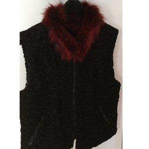 Recycled Persian Lamb Vest by Harricana
